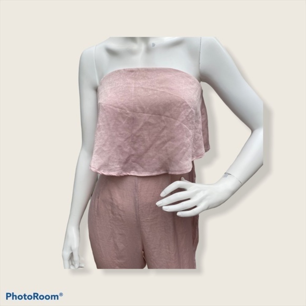 COPY - NWT BANDEAU FLARE HEM JUMPSUIT ๐๐๐ - Picture 5 of 9
